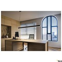 SLV Q-LINE ® 1001309 Hanglamp LED vast ingebouwd Zwart - thumbnail