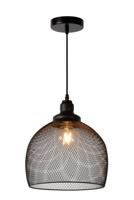 Lucide MESH - Hanglamp - Ø 28 cm - 1xE27 - Zwart - thumbnail