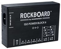 RockBoard ISO Power Block V6 IEC multi-voeding voor effectpedalen - thumbnail