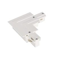 Eutrac 1001536 230V-railsysteemcomponenten L-verbinder EUTRAC® L-Verbinder Einbaus. außen weiss Verkeerswit - thumbnail