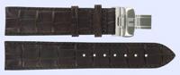 Horlogeband Tissot T600013500 Leder Donkerbruin 20mm - thumbnail