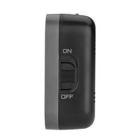 TFA Dostmann 60.2552.01 Wekker Zendergestuurd Zwart Alarmtijden 2 Groot display - thumbnail