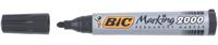 Bic permanent marker 2000-2300 zwart, schrijfbreedte 1,7 mm, ronde punt - thumbnail