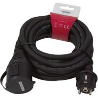 LogiLink LPS102 Stroom Verlengkabel Zwart 5.00 m H07RN-F 3G 1,5 mm² Geschikt voor buiten - thumbnail
