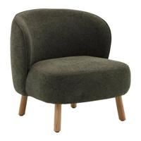 Kave Home Fauteuil 'Ulit' Chenille, kleur Groen - thumbnail