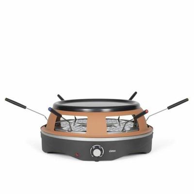 Pizzaoven - LIVOO - DOC304 - 1200W - 6 personen - Ø10 cm - Antiaanbaklaag