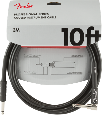 Fender Instrumentkabel Professional Series, Jack-Jack Haaks, 3m
