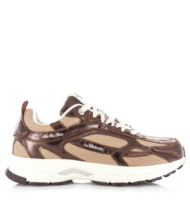 Mercer The Re-Run Cracked brown Mesh Dames