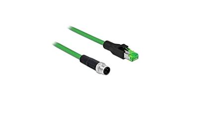 Delock 85438 RJ45 / M12 Netwerkkabel, patchkabel SF/UTP 2.00 m Groen 1 stuk(s) Delock 85438 RJ45 / M12 Netwerkkabel, patchkabel SF/UTP 2.00 m Groen 1 stuk(s)