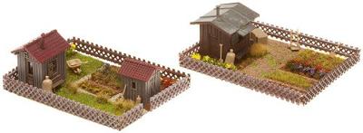 Faller 180494 H0 volkstuin met schuur (2 stuks) Bouwpakket