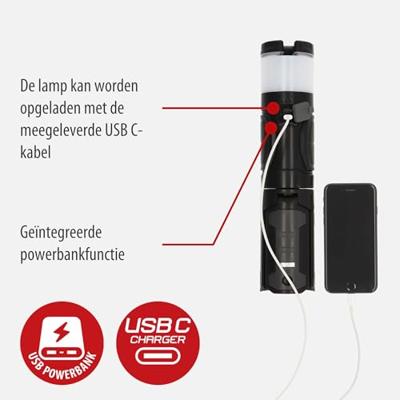 Brennenstuhl 1173740008 Werklamp 400 lm 540 g Zwart, Wit Brennenstuhl 1173740008 Werklamp 400 lm 540 g Zwart, Wit