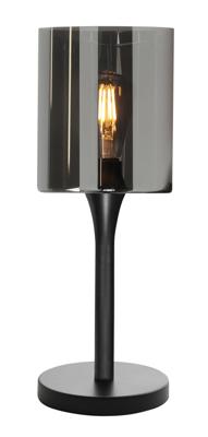 Highlight TafellampDiverso zwart met smoke glas - T1413.01