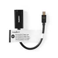 Nedis Mini DisplayPort-Kabel | 21.6 Gbps | 0.2 m | 50 stuks - CCGT37650BK02 CCGT37650BK02 - thumbnail