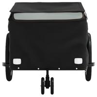 Fietstrailer 30 kg ijzer zwart en grijs - thumbnail