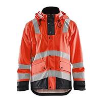 Blåkläder Regenjas High-Vis LEVEL 2 43022003 | High-Vis Rood/Zwart | Maat L - 7330509570678 - thumbnail