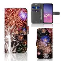 Samsung Galaxy S10e | Wallet Case | met Pasjes | Vuurwerk - thumbnail