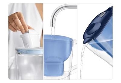Brita Aluna Waterfilterkan 2.4L Blauw/Transparant