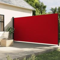VidaXL Windscherm uittrekbaar 220x500 cm rood - thumbnail