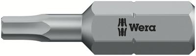 Wera 840/1 Z Zeskant Bits, Hex-Plus, 3/32 duim x 25 mm - 1 stuk(s) - 05135072001 Wera 840/1 Z Zeskant Bits, Hex-Plus, 3/32 duim x 25 mm - 1 stuk(s) - 05135072001