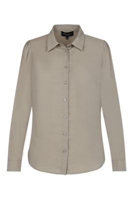 Elvira Casuals Blouse Minte E4 25-006 Blouse 380 Taupe Satin