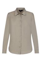 Elvira Casuals Blouse Minte E4 25-006 Blouse 380 Taupe Satin - thumbnail
