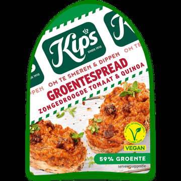 Kips Groentespread Zongedroogde Tomaat 125g bij Jumbo
