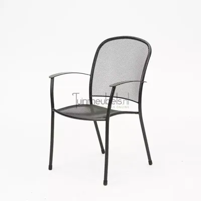 Tuinstoel Caredo Buiten Lichtmetaal Grijs Stapelbaar Sow Shin Europe