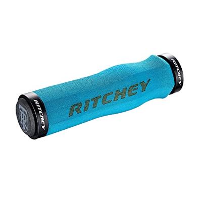 Ritchey wcs ergo true grip handvatten lock-on, blauw/turquoise