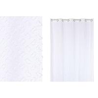 Gordijn Home ESPRIT Wit 140 x 260 x 260 cm Borduurwerk - thumbnail