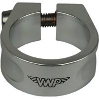 VWP zadelpenklem 31,8mm inbusbout aluminium zilver - thumbnail