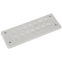 Trelleborg MH-24 F 20-1 LIGHT GREY UL94 V-0 IP65 TPE Screw Doorvoerplaat TPE Grijs 1 stuk(s) - thumbnail