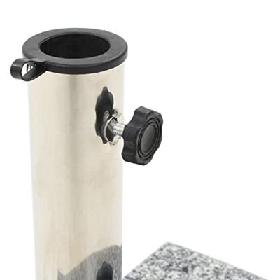 VidaXL Parasolvoet gebogen 10 kg graniet grijs