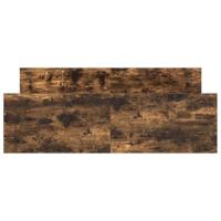 Bedframe met hoofd- en voeteneinde gerookt eiken 120x190 cm - thumbnail