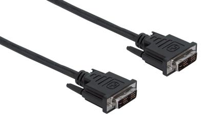 Manhattan 355322 DVI-kabel DVI-D-stekker naar DVI-D-stekker zwart 2 m