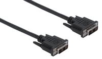 Manhattan 355322 DVI-kabel DVI-D-stekker naar DVI-D-stekker zwart 2 m - thumbnail