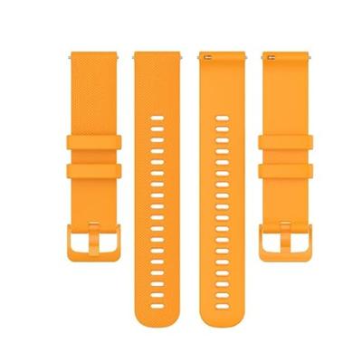 Garmin Venu 3s / Vivoactive 4s / Venu 2s / Vivomove 3s / Forerunner 255s - Sportband met motief - Oranje Garmin Venu 3s / Vivoactive 4s / Venu 2s / Vivomove 3s / Forerunner 255s - Sportband met motief - Oranje