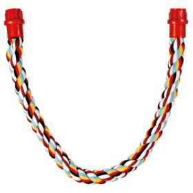 TRIXIE ZITSTOK TOUW FLEXIBEL MET SCHROEFBEVESTIGING 75X3CM 3ST