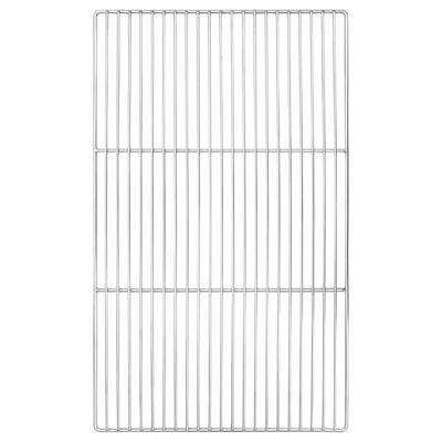 VidaXL Grillrooster zilver 67 x 40 cm roestvrij staal