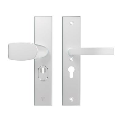 Veiligheidsbeslag Edge Plus Wing-knop+kruk Blok PC55 anti-kerntrek/omkeerbaar/252x52x12/alu. F1/SKG3