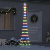 LED Kerstboom Multikleur 138.5 x 138.5 x 399 cm Metaal - thumbnail