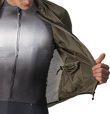 Castelli Aria shell fietsjack bruin heren XL Castelli Aria shell fietsjack bruin heren XL