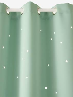 Verduisterend gordijn medium groen / sterren Verduisterend gordijn medium groen / sterren