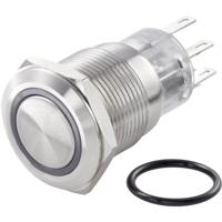 TRU COMPONENTS TC-7494624 TC-LAS1-AGQ-11E/42RGB/ Vandalismebestendige drukschakelaar 250 V/AC 3 A 1x uit/(aan) Moment Rood, Groen, Blauw, RGB IP65 1 stuk(s) - thumbnail