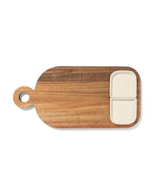 HEMA Borrelplank 35x17.5x3.5cm hout met schaaltjes