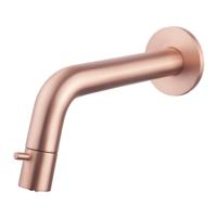 Fonteinkraan Inbouw BWS Toiletkraan Verstelbaar Geborsteld Koper - thumbnail