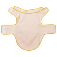 Hondenregenjas met reflecterende strips polyester geel L - thumbnail