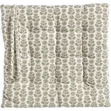 Zitkussen Elsie - groen - 40x40x5 cm