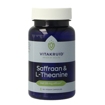 Vitakruid Saffraan 28 mg (Affron®) & L-Theanine Groene Thee