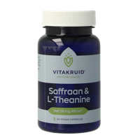 Vitakruid Saffraan 28 mg (Affron®) & L-Theanine Groene Thee - thumbnail