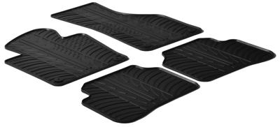Rubbermatten passend voor Volkswagen Passat 2010-2014 (T-Design 4-delig+montageclips) GL0073